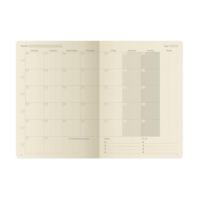 Sigel Weekly Planner CONCEPTUM A5, undated, hardcover, Black