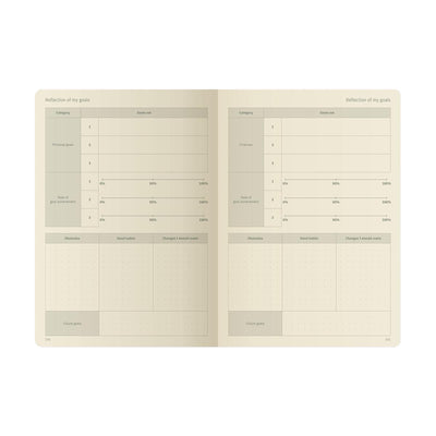 Sigel Weekly Planner CONCEPTUM A5, undated, hardcover, Black