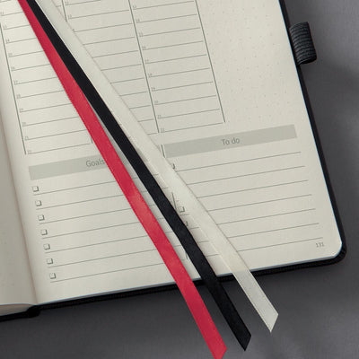 Sigel Weekly Planner CONCEPTUM A5, undated, hardcover, Black