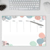Sigel Paper Desk Pad Planner JOLIE Rose, 420 x 297 mm, 30sheets/pad, White