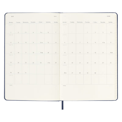 MOLESKINE 2024 Weekly Notebook Diary/Planner A5, 13 x 21 cm, hardcover, Sapphire Blue