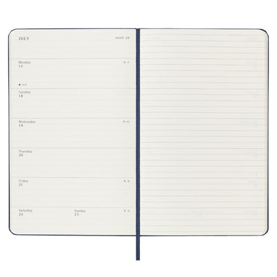 MOLESKINE 2024 Weekly Notebook Diary/Planner A5, 13 x 21 cm, hardcover, Sapphire Blue