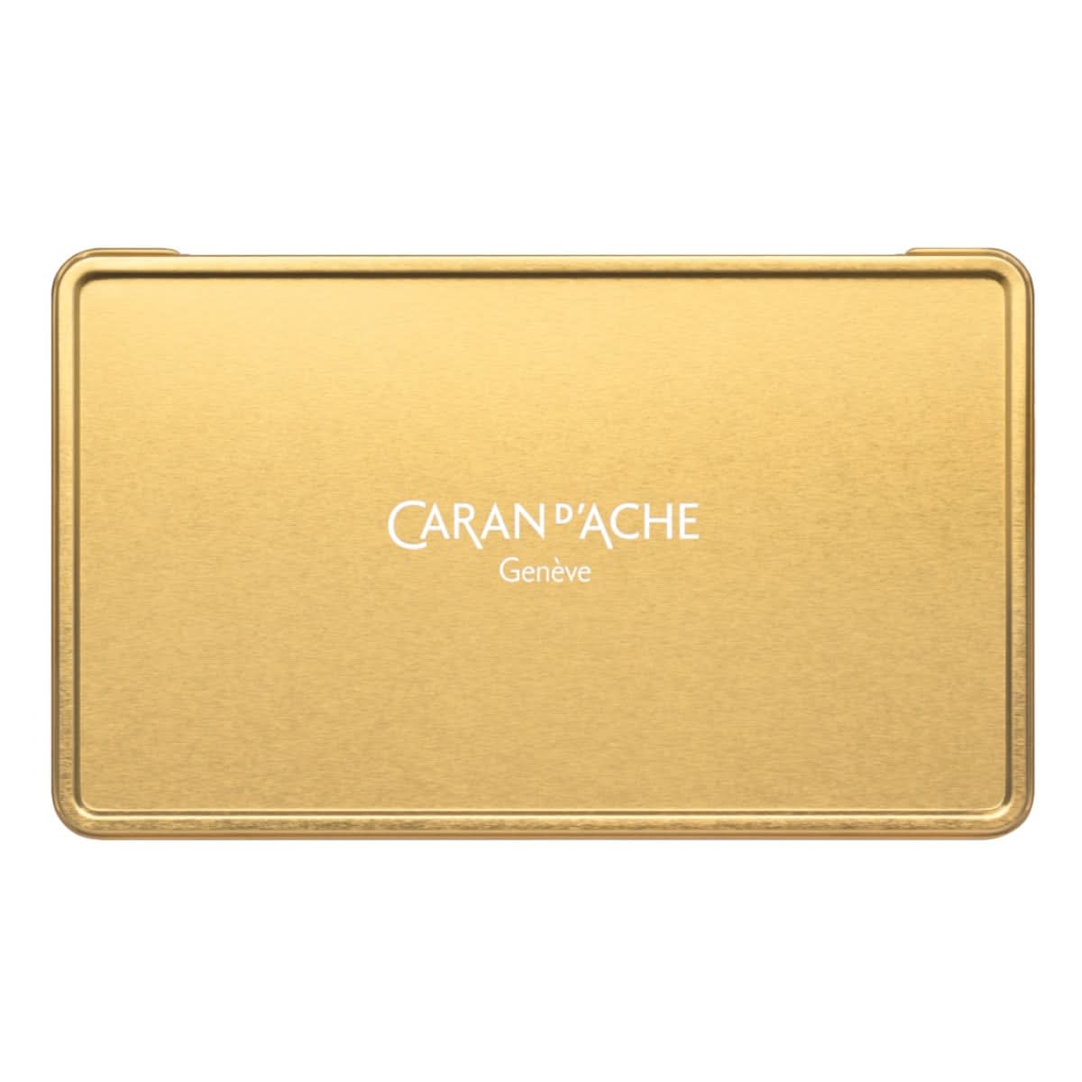 CARAN d'ACHE ECRIDOR SUNLIGHT Gift Set, Ballpoint Pen & Leather Case - Limited Edition