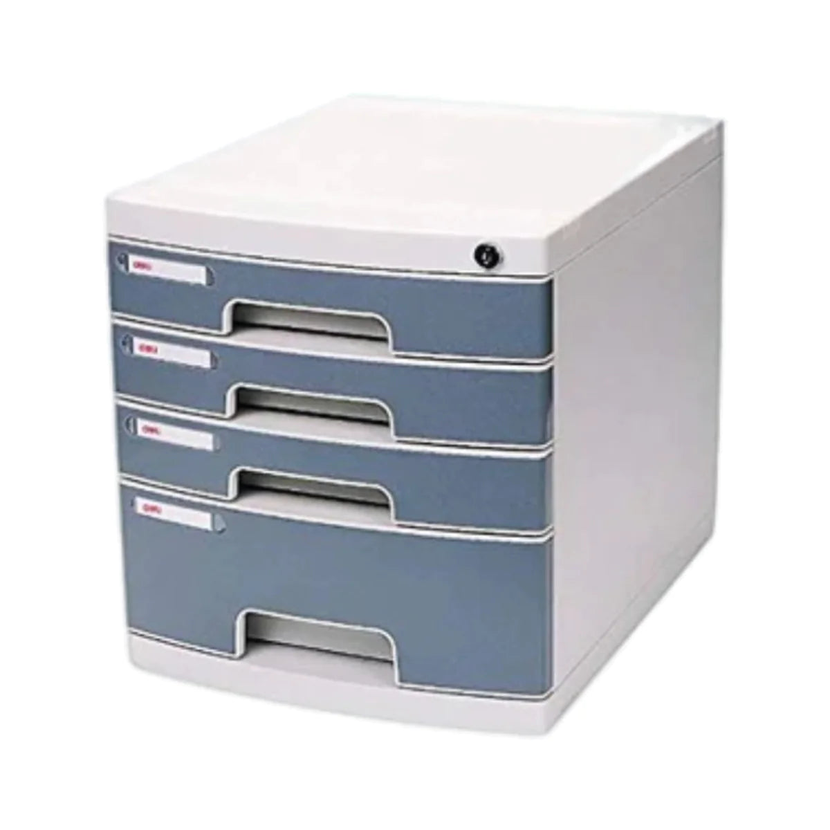 deli 4 Drawer Cabinet with Lock, Grey