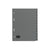 Office World Divider Plastic Grey A5 with numbers 1-12