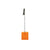 Trendform Memo Clip CUBE, 12 cm High, Translucent Orange