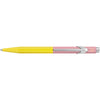 CARAN d'ACHE 849 Ballpoint Pen PAUL SMITH with Box, Yellow/Rose - Limited Edition