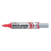 Pentel Maxiflo White Board Marker, Bullet Point 2.5mm, 12/box, Red