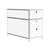 System4 Drawer Unit with 3 Drawers, 41 x 76 x 60 cm, White