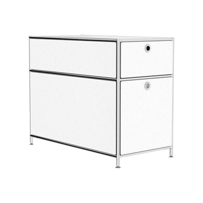System4 Drawer Unit with 2 Drawers, 41 x 76 x 60 cm, White