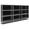 System4 Shelf, 228 x 118 x 40 cm, Black