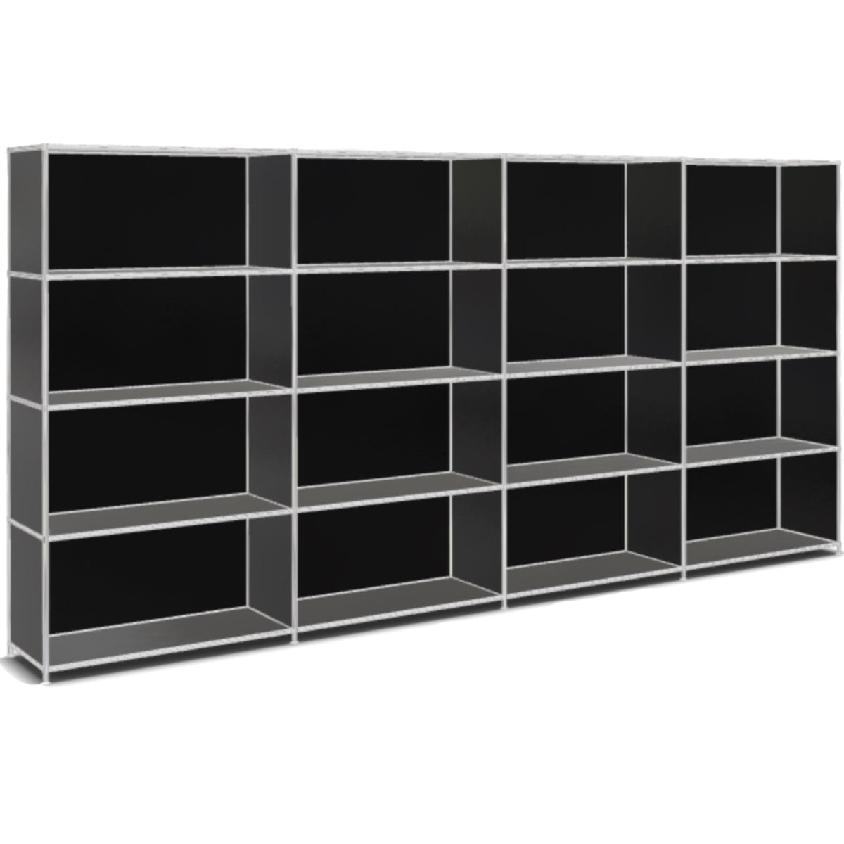 System4 Shelf, 303 x 155 x 40 cm, Black