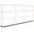 System4 Roomdivider with Hatches, 228 x 118 x 40 cm, White