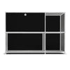 System4 Sideboard with Hatch, 115 x 80 x 40 cm, Black