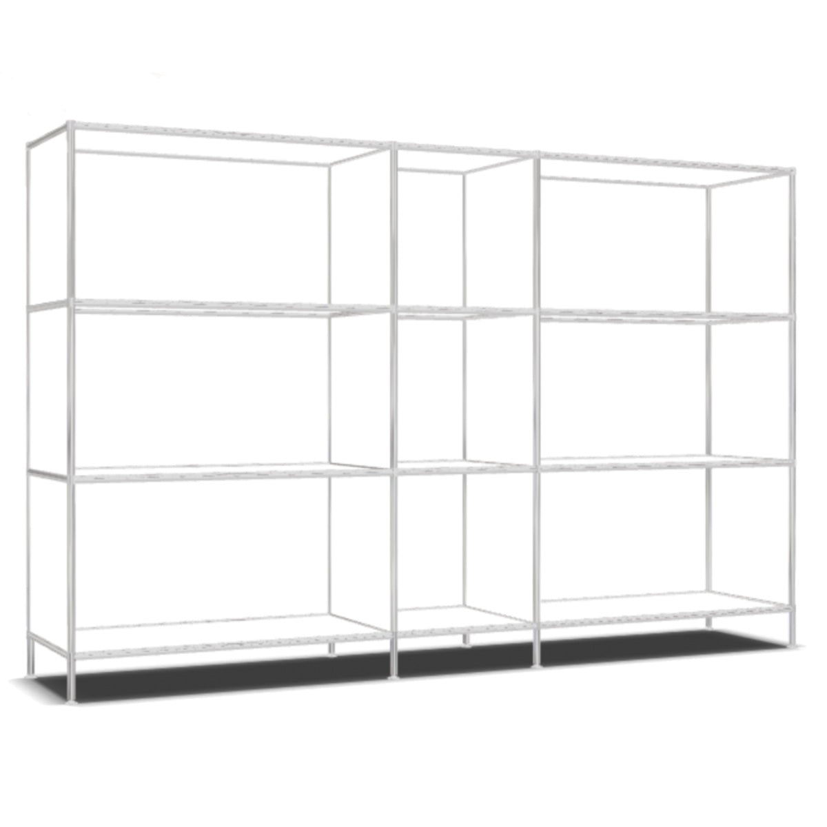 System4 Shelf, 190 x 118 x 40 cm,  White