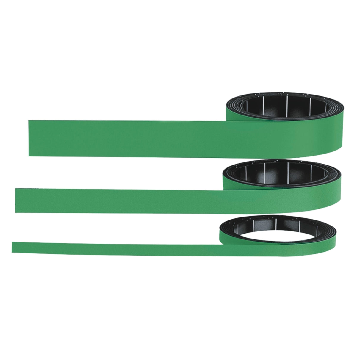 Magnetoplan Magnetic Strips, different sizes, Green