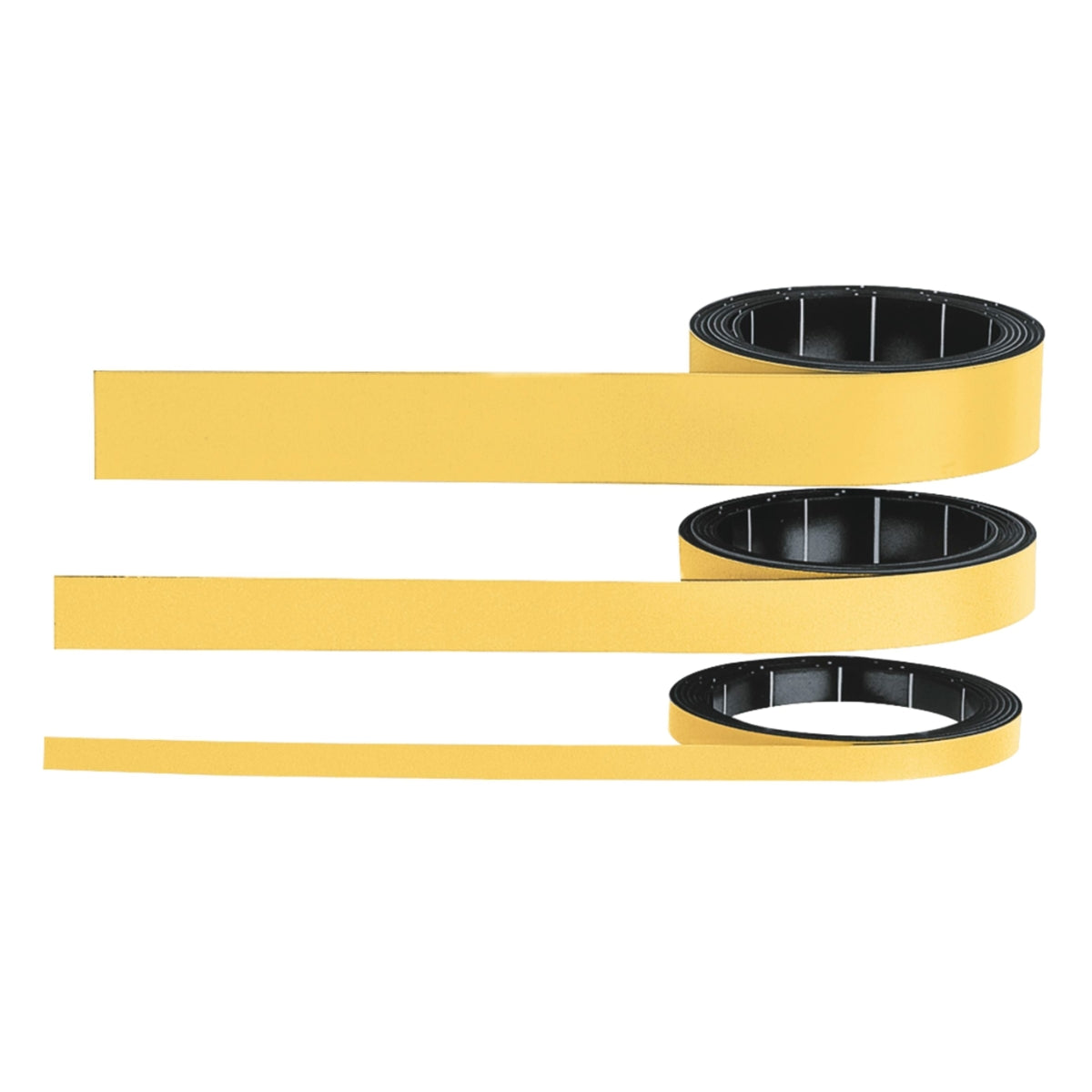 Magnetoplan Magnetic Strip, different sizes, Yellow