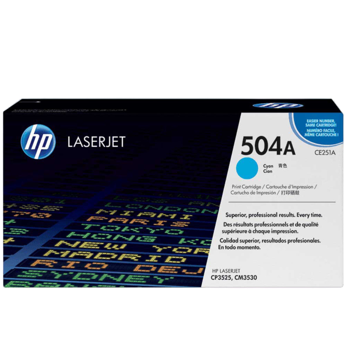 HP 504A Cyan Toner Cartridge - CE251A