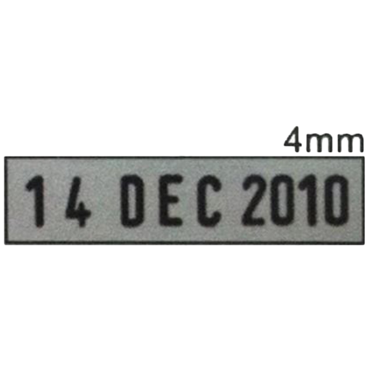 Trodat Printy-Dater 4820, Date Stamp, 4.0 mm, available in Black, Blue or Red