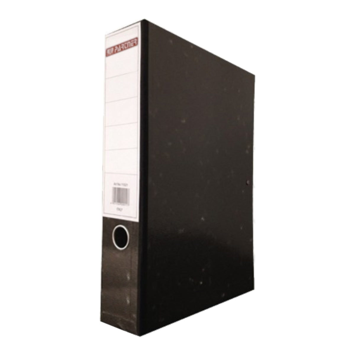 Partner Laminated Rigid Closed Box File, FS, Black