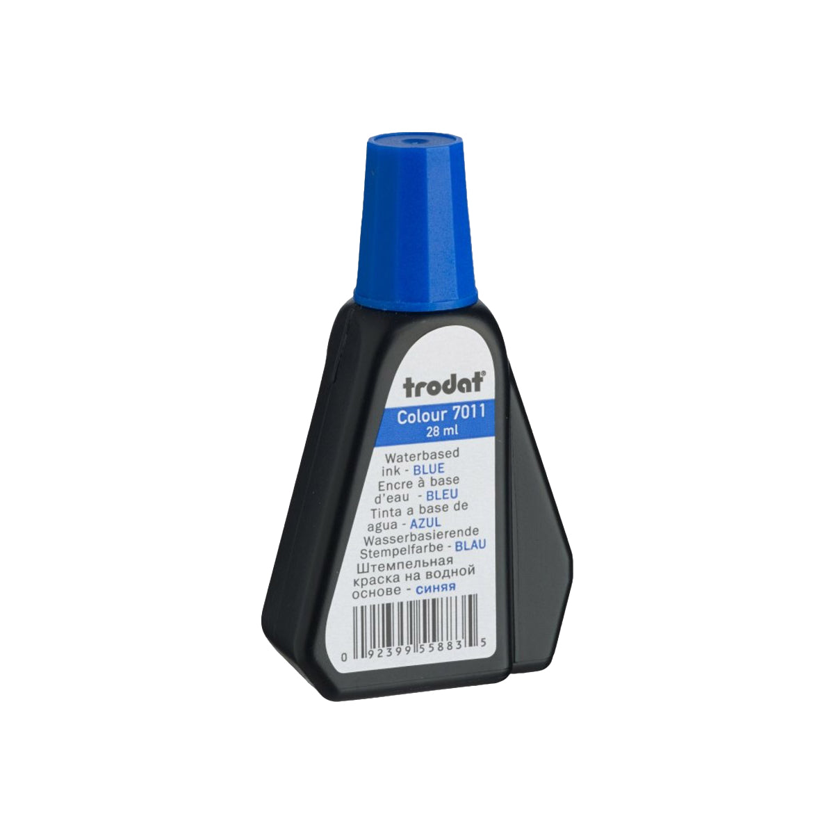 Trodat Water Based Ink for Ink Pad, Blue - Office Supplies