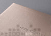 Sigel Notebook CONCEPTUM A6, hardcover, lined, with magnetic fastener, Rose Gold Metallic