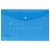 Atlas Document Bag "My Clear Bag" F/S, 12/pack, Blue