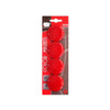 SDI Color Magnets, 40mm, 4/pack, available in Black, Blue, Orange, Red or White