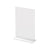 Acrylic Sign Holder 2 Sided T-Type, A4, 210 x 297 mm x 3mm Thickness