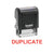 Trodat Printy 4911 Stamp 'DUPLICATE'