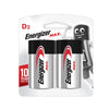 Energizer Alkaline Max Battery D 2/pack