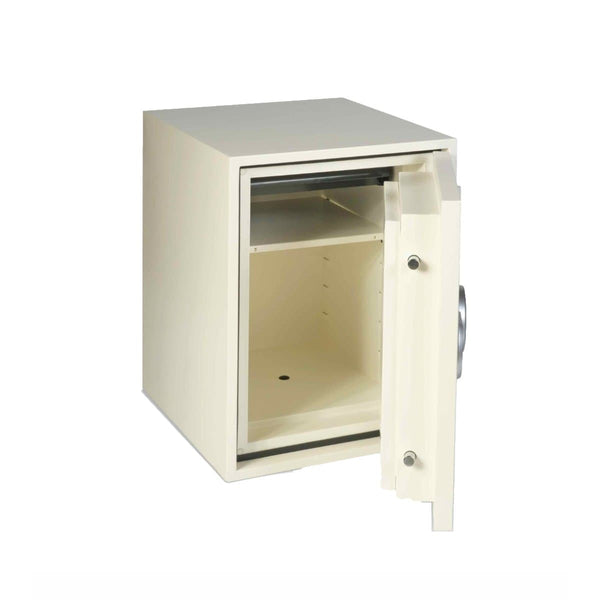Valberg FRS-49 EL Fire Resistant Safe, Digital & Key Lock, White ...