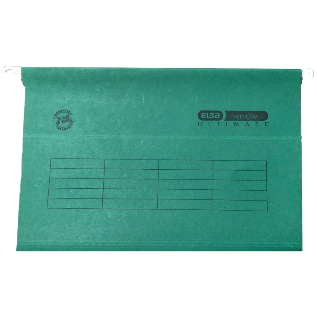 Elba Suspension File F/S, 50/box, Green