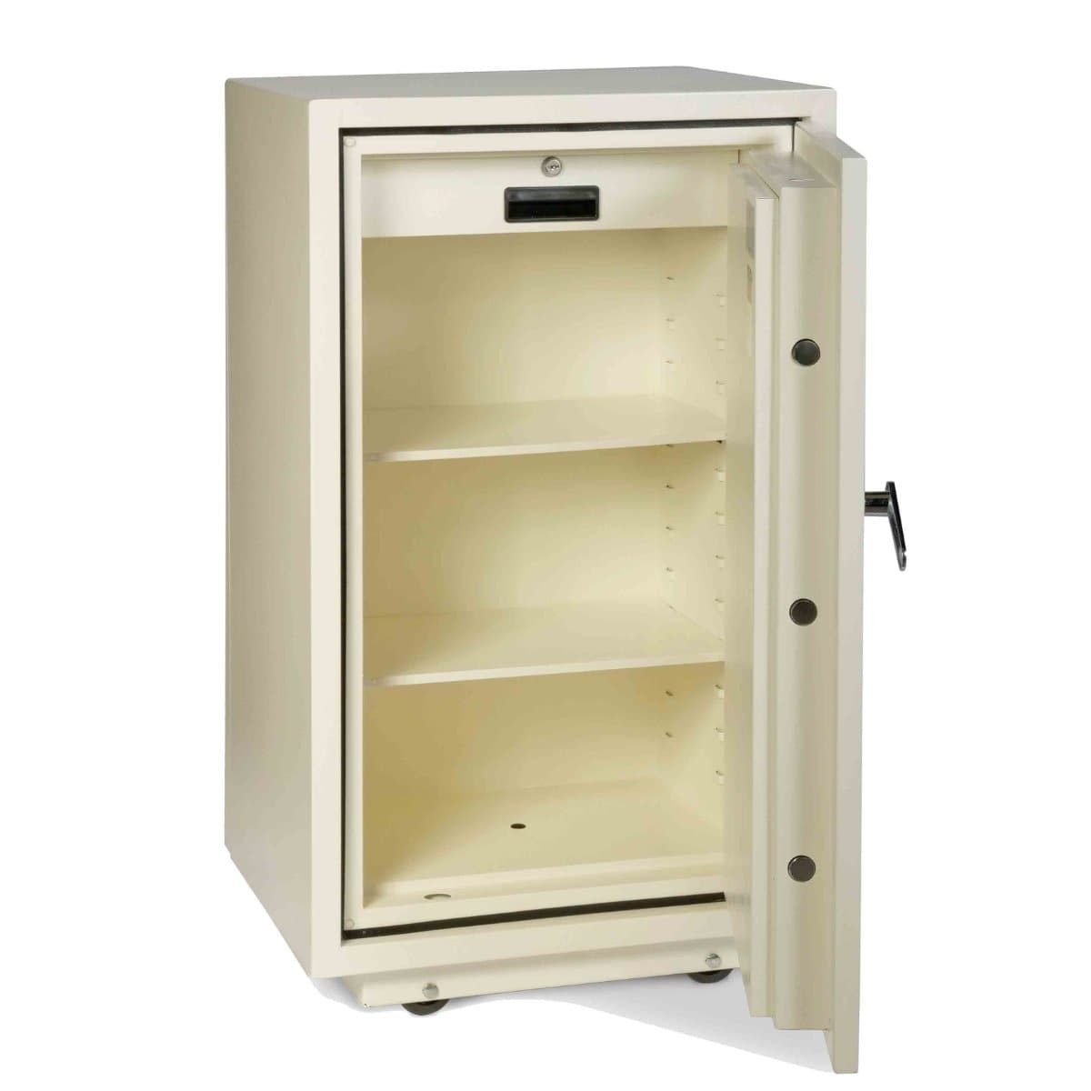 Valberg FRS-93 EL Fire Resistant Safe, Digital & Key Lock, White