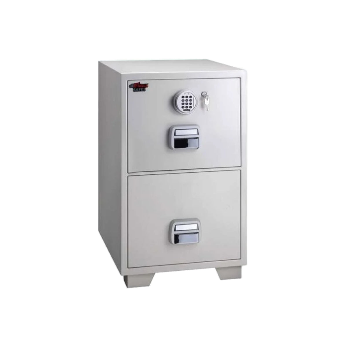Eagle SF-680-2EKX Fire Resistant Filing Cabinet, 2 Drawers, Digital & Key Lock