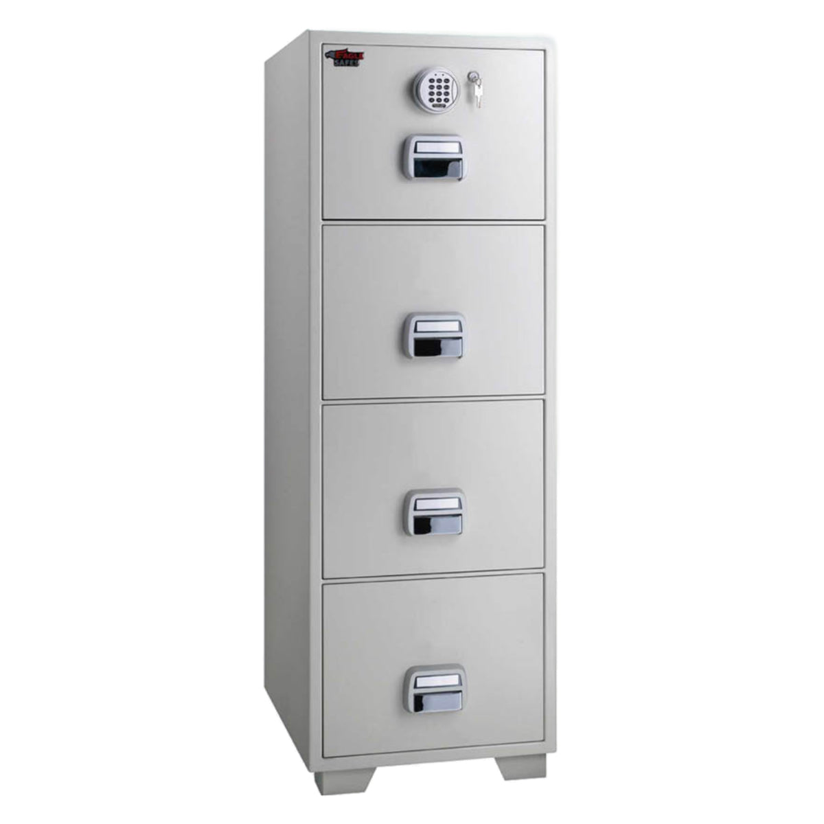 Eagle SF-680-4EKX Fire Resistant Filing Cabinet, 4 Drawers, Digital & Key Lock