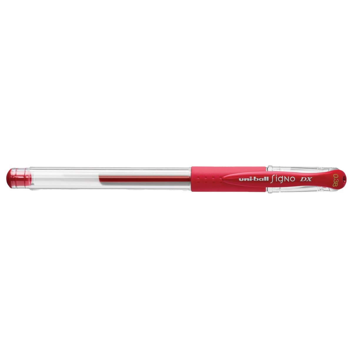 uni-ball Signo DX fine, Waterproof Gel Pen, 0.7mm, 12/box, Red