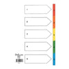 Deluxe Divider Manila Colored A4, with numbers 1-5