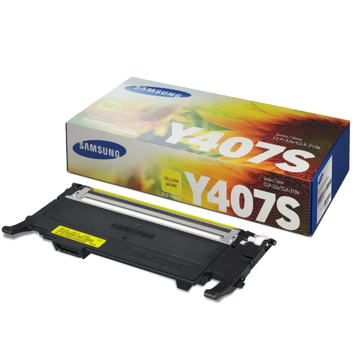 Samsung CLT-Y407S Yellow Toner Cartridge