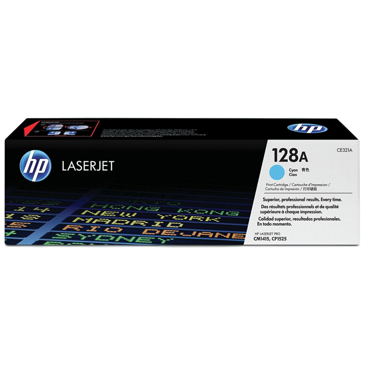 HP 128A Cyan Toner Cartridge - CE321A