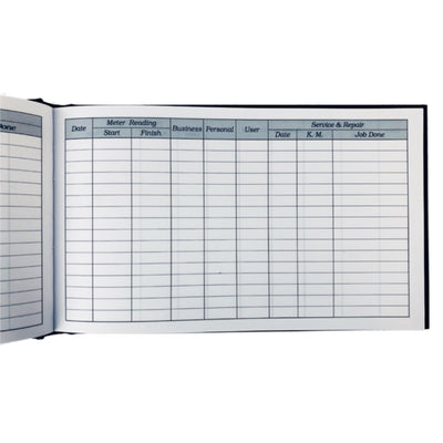 FIS Vehicle Log Book A5, 5/pack, Assorted Colors