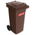 SULO Mobile Garbage Bin, 120 litres, Brown