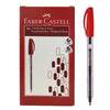 Faber Castell Ballpen 1423, 0.7mm, 50/box, Red