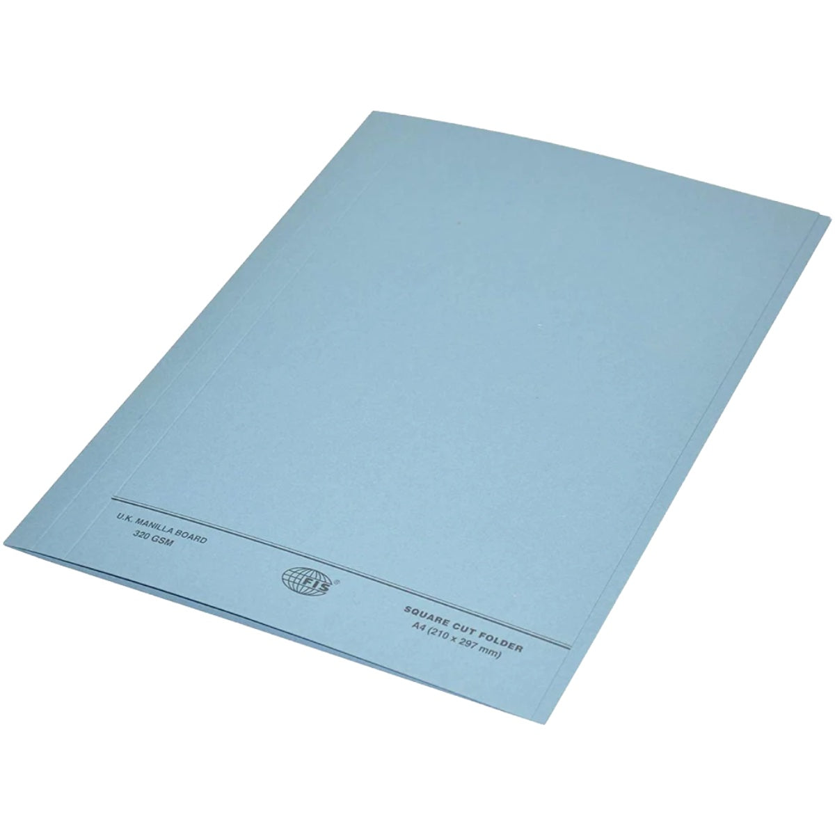 FIS Square Cut Folder A4, 10/pack, Blue