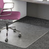 Chair Mat for carpets, studded, 115 x 134 cm, Clear