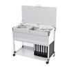 Durable Suspension File Trolley 100 Top, Grey