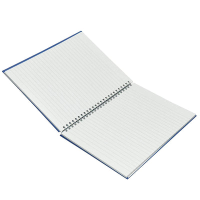 FIS Ruled Manuscript/Register Book with side spiral binding,10x8 inches, 2QR - 96 sheets, Blue