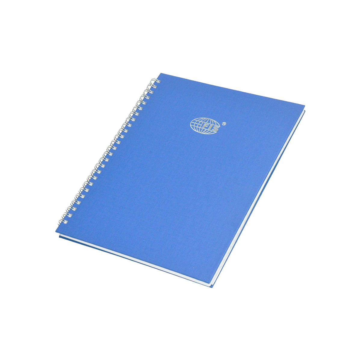 FIS Ruled Manuscript/Register Book with side spiral binding,10x8 inches, 2QR - 96 sheets, Blue