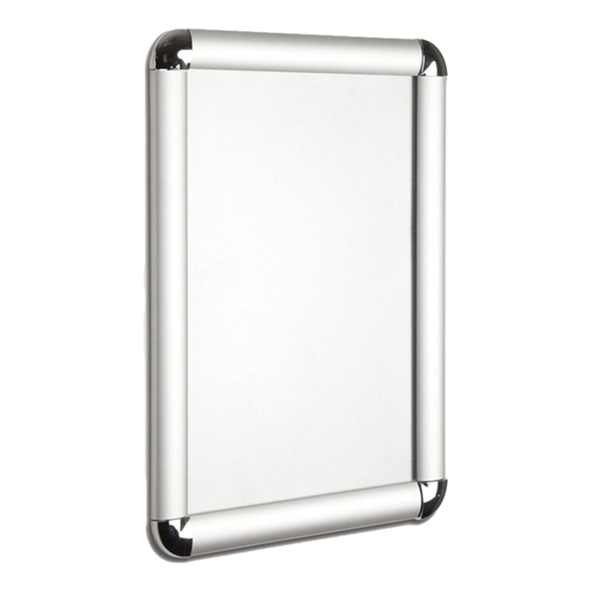 Alu Snap Frame Wall A4, rounded corner, 30mm profile, Silver anodized