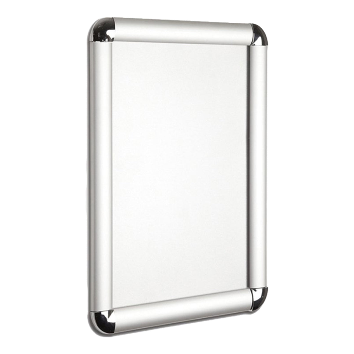 Alu Snap Frame Wall A4, rounded corner, 25mm profile, Silver anodized